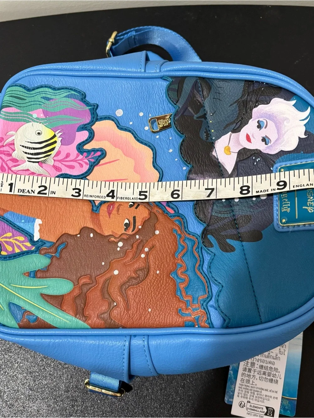 Disney Loungefly The Little Mermaid Live Action Film Blue Multicolor Backpack